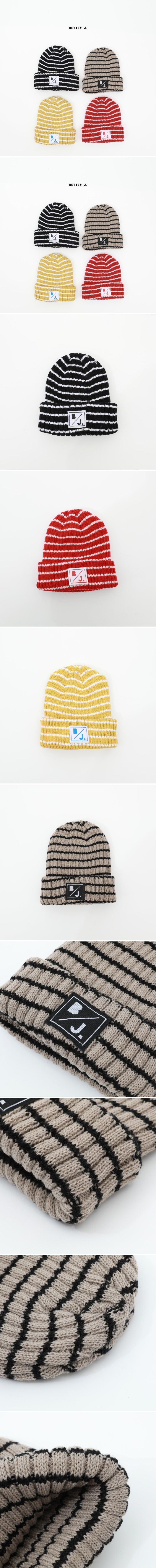 Better j - Korean Children Fashion - #minifashionista - Rib Striped Beanie