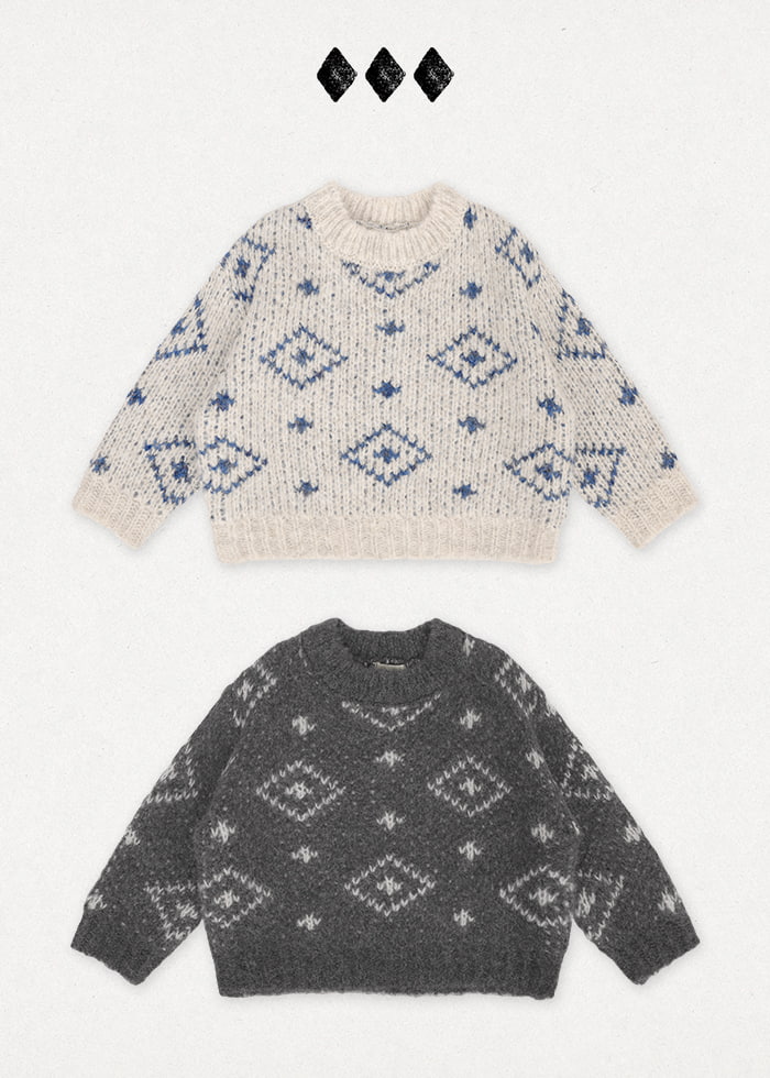 Bien A Bien - Korean Children Fashion - #childofig - Nantes Jacquard Knit Pullover