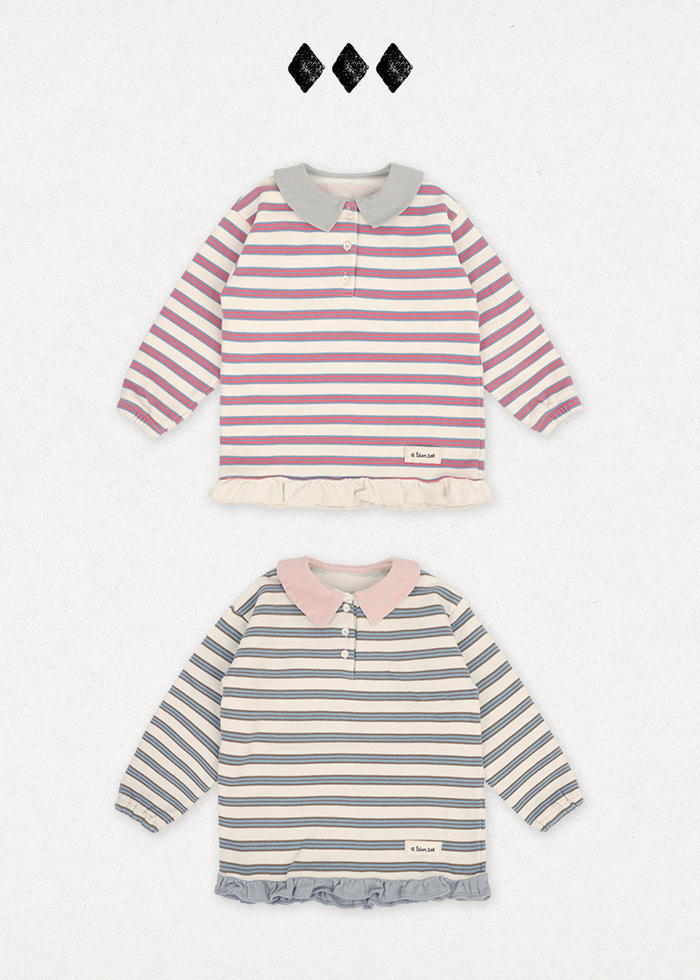 Bien A Bien - Korean Children Fashion - #childofig - Marty Stripe One-piece