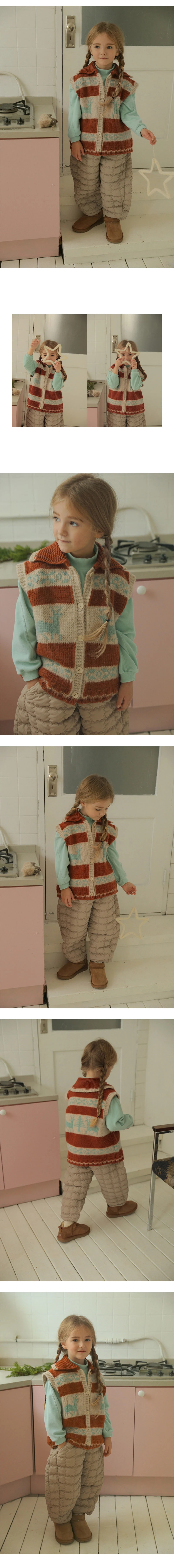 Bien A Bien - Korean Children Fashion - #fashionkids - Rovani Cowichan Knit Vest - 3