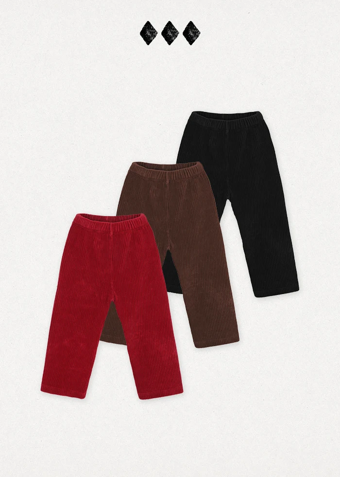 Bien A Bien - Korean Children Fashion - #fashionkids - Alma Ribbed Pants