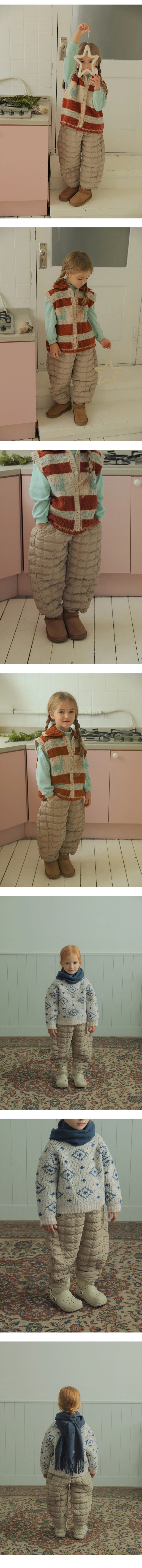 Bien A Bien - Korean Children Fashion - #kidsshorts - Kera Quilted Pants - 3