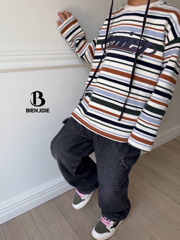 Bien Joie - Korean Children Fashion - #fashionkids - Rio Stripe Tee - 5