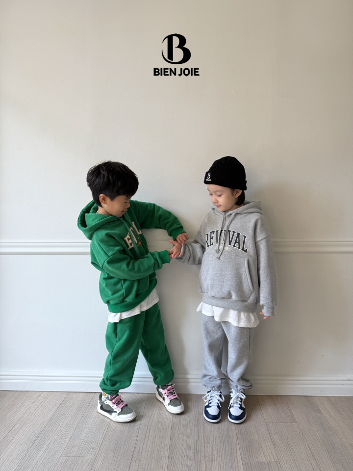 Bien Joie - Korean Children Fashion - #kidsshorts - Revival Hoodie - 2