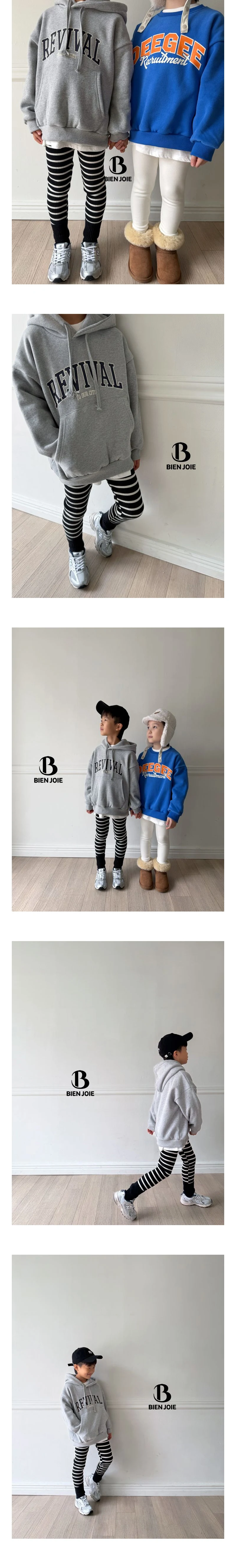 Bien Joie - Korean Children Fashion - #minifashionista - Potty Stripe Leggings - 4