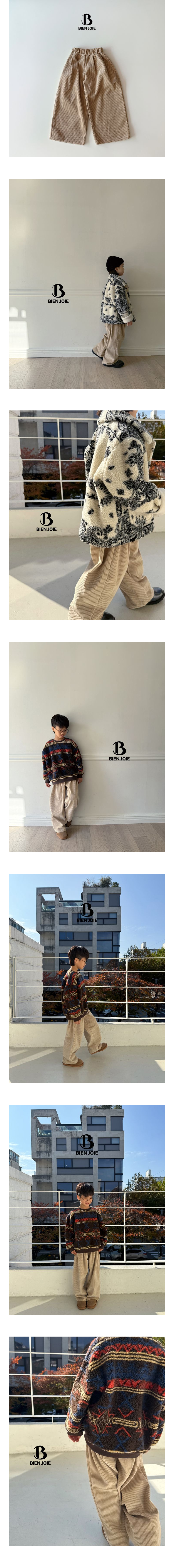 Bien Joie - Korean Children Fashion - #todddlerfashion - Berry Corduroy Pants - 4