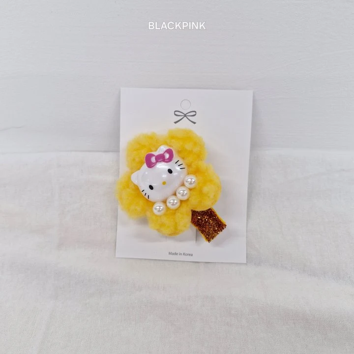 Black Pink - Korean Children Fashion - #Kfashion4kids - Kitty Hairclip - 9