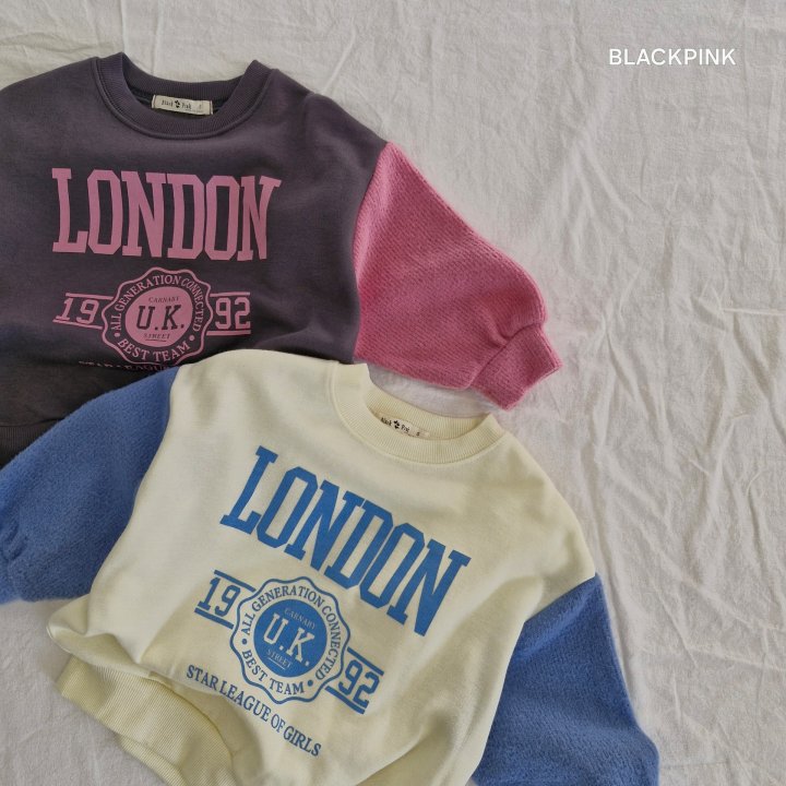 Black Pink - Korean Children Fashion - #childofig - London Fleece Sweatshirts