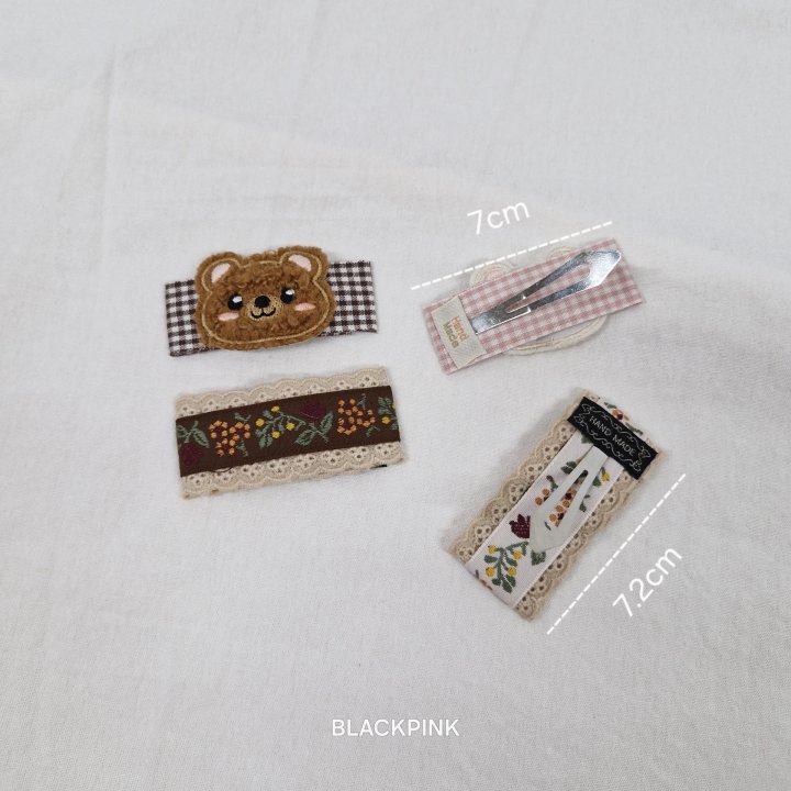 Black Pink - Korean Children Fashion - #childofig - Bear Face Set - 6