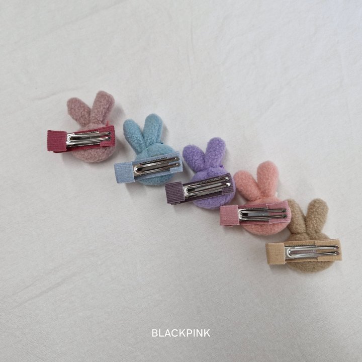 Black Pink - Korean Children Fashion - #childofig - Fleece Rabbit Set - 6