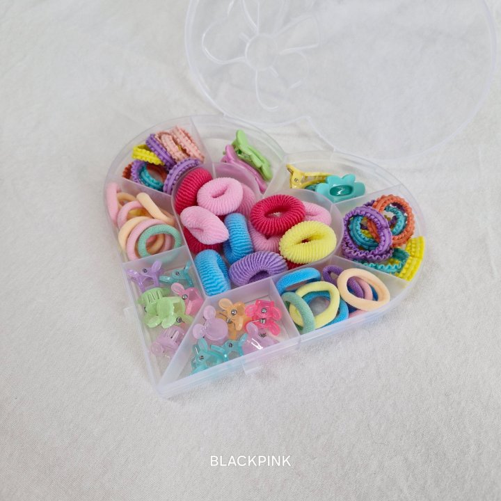 Black Pink - Korean Children Fashion - #childofig - Random BIG Heart Case - 4