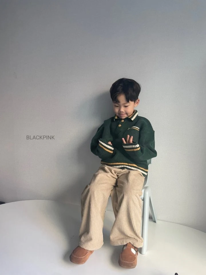 Black Pink - Korean Children Fashion - #designkidswear - Dave Collar Sweater - 11