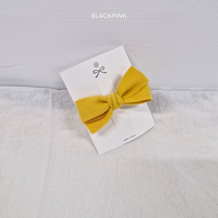 Black Pink - Korean Children Fashion - #designkidswear - Wool Ribbon Hairclip - 7