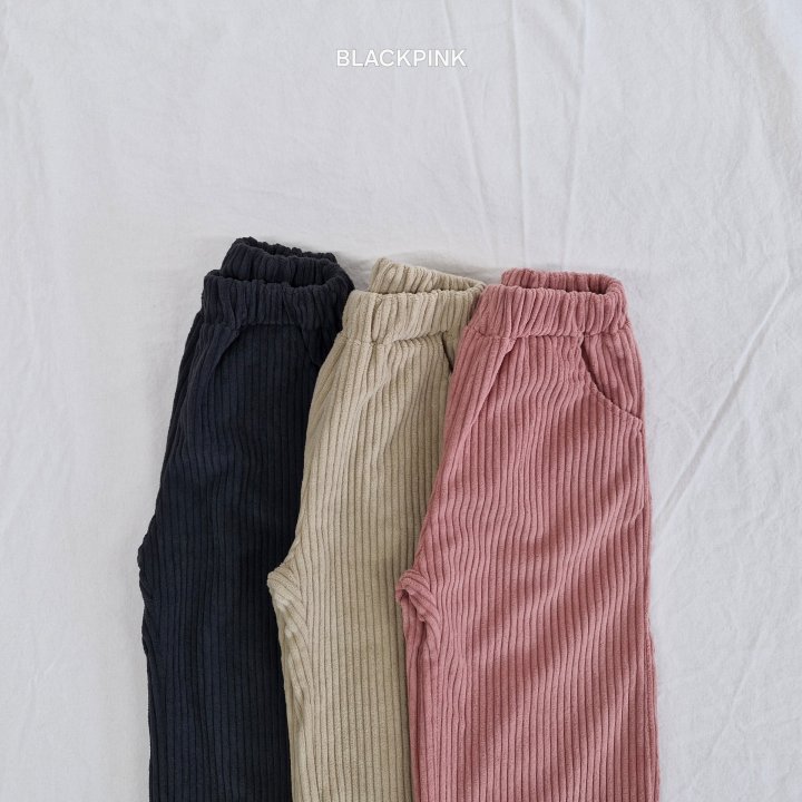 Black Pink - Korean Children Fashion - #discoveringself - Mandy Corduroy Pants