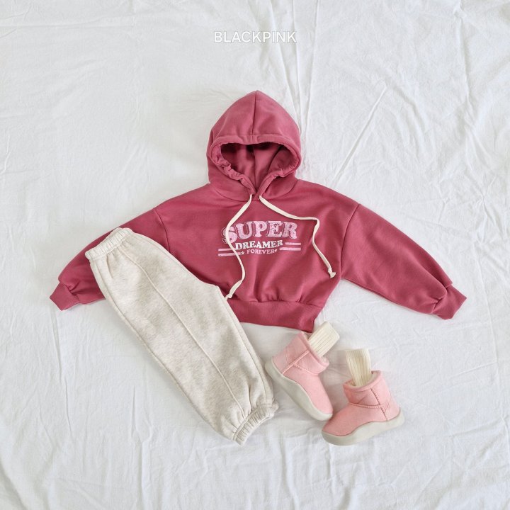 Black Pink - Korean Children Fashion - #kidsshorts - SUPER Crop Hoody - 11