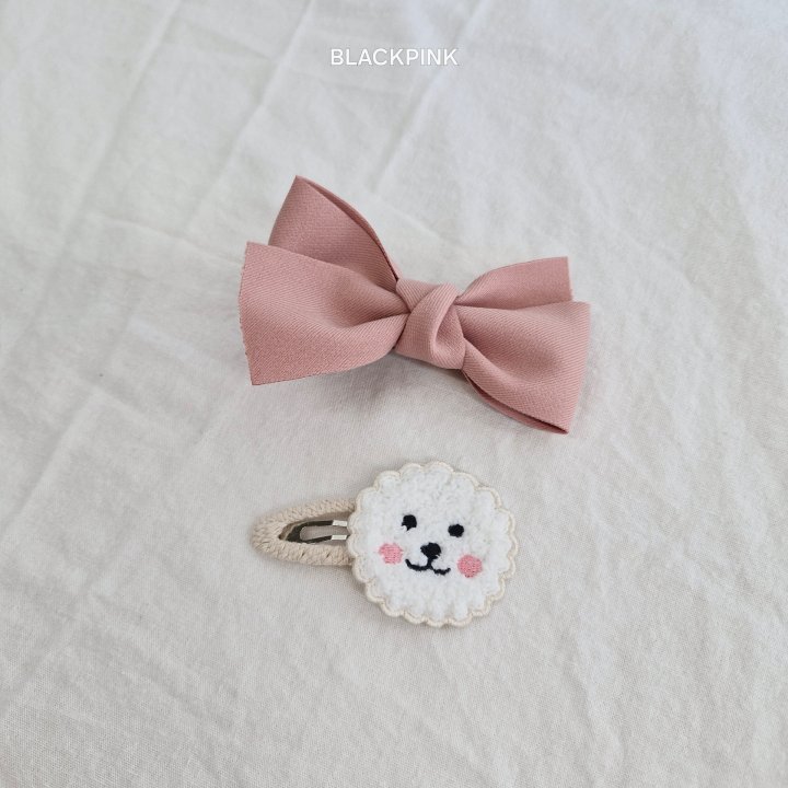 Black Pink - Korean Children Fashion - #kidsstore - Poodle Ribbon Set - 7