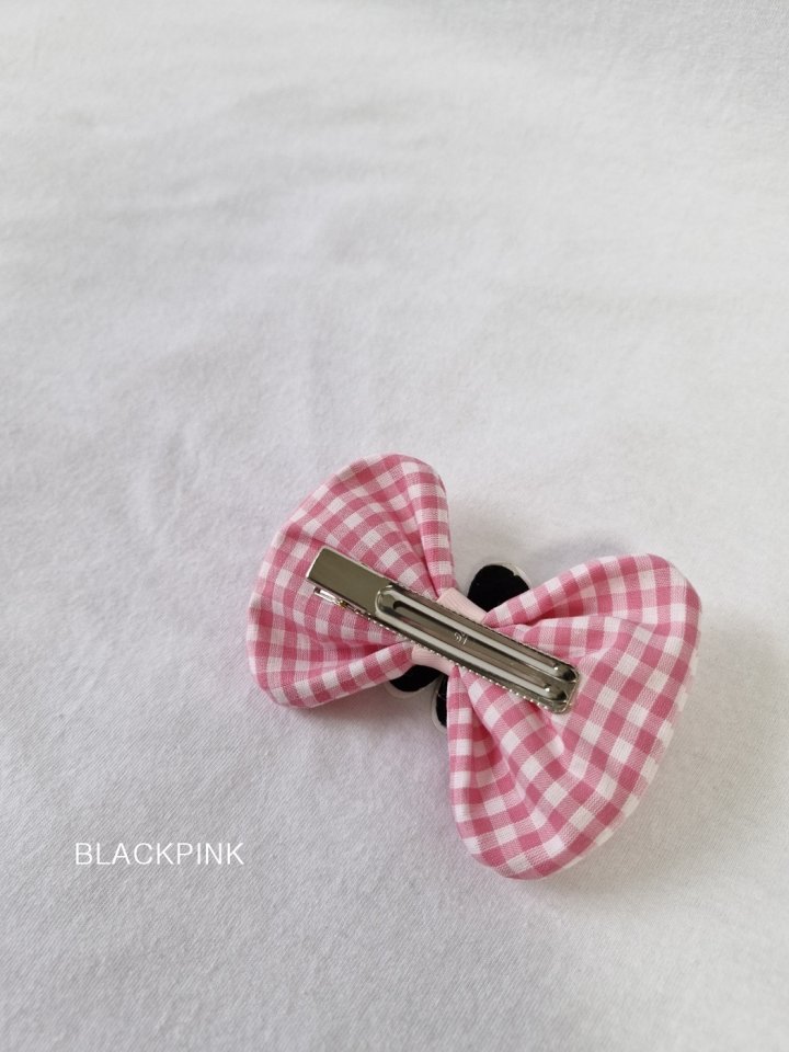 Black Pink - Korean Children Fashion - #kidzfashiontrend - Smile Check Ribbon - 11