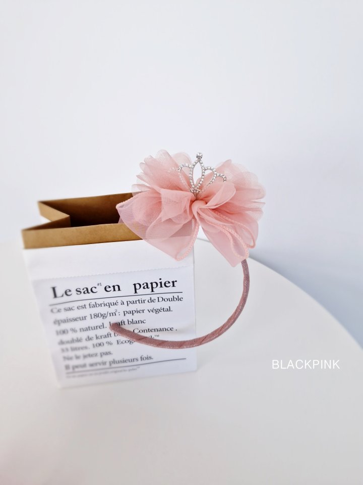 Black Pink - Korean Children Fashion - #littlefashionista - Tiara Sha Headband