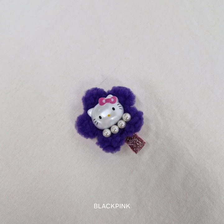 Black Pink - Korean Children Fashion - #magicofchildhood - Kitty Hairclip - 11