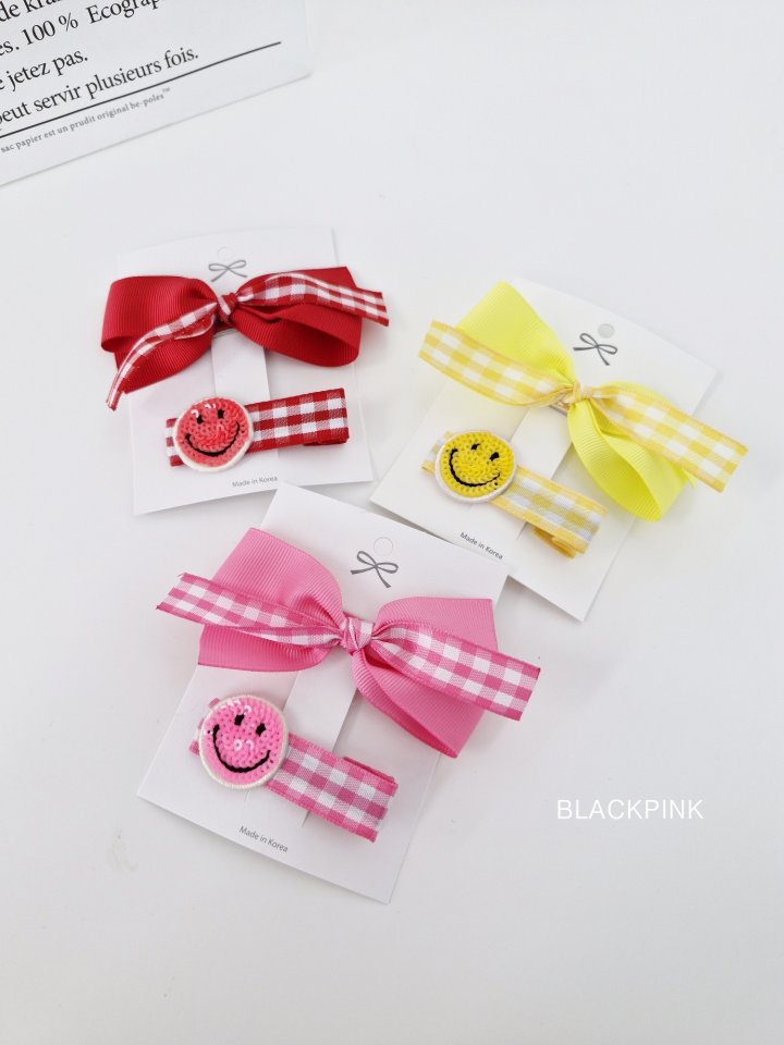 Black Pink - Korean Children Fashion - #prettylittlegirls - Spangle Smile Set