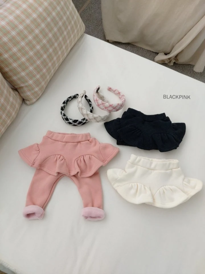 Black Pink - Korean Children Fashion - #prettylittlegirls - Mink Skirt Leggings