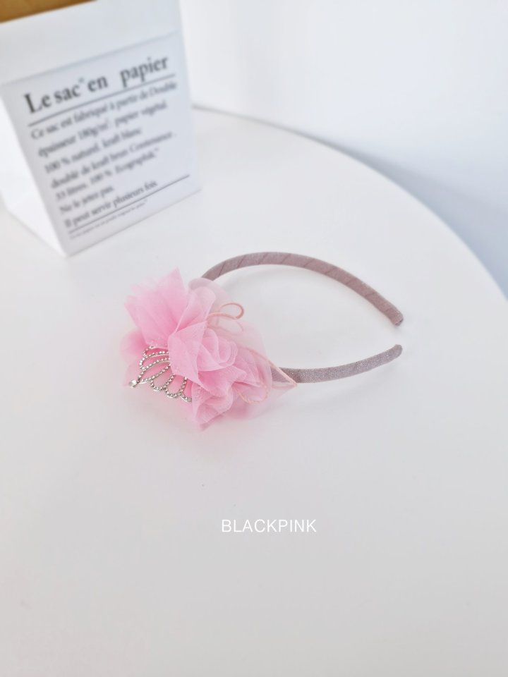 Black Pink - Korean Children Fashion - #stylishchildhood - Tiara Sha Headband - 7