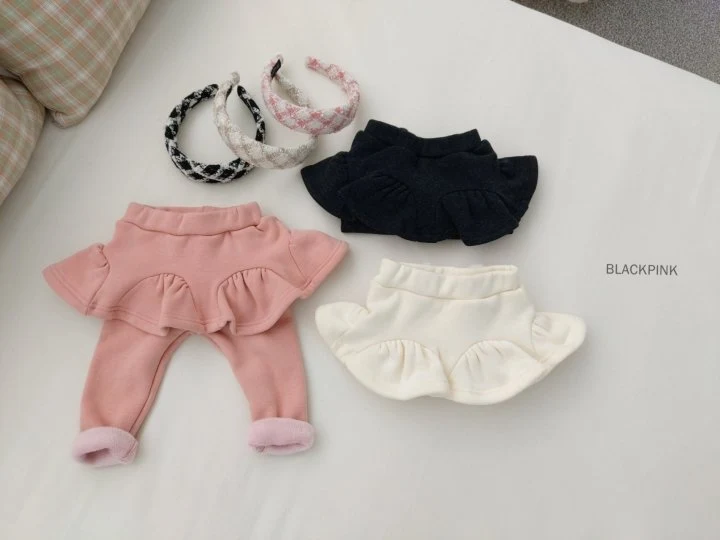 Black Pink - Korean Children Fashion - #todddlerfashion - Mink Skirt Leggings - 2