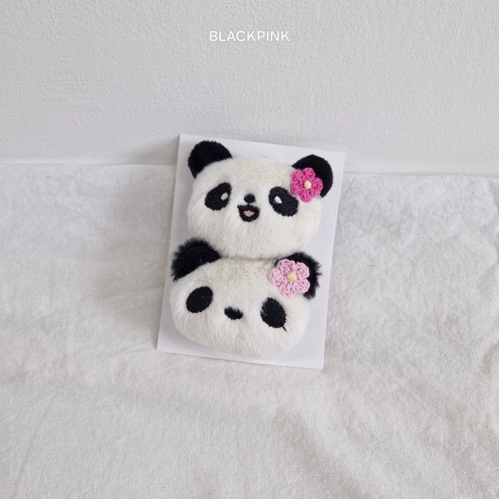 Black Pink - Korean Children Fashion - #todddlerfashion - Panda Set