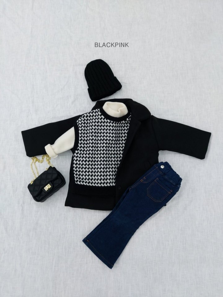 Black Pink - Korean Children Fashion - #toddlerclothing - Venezia Fleece Vest - 6