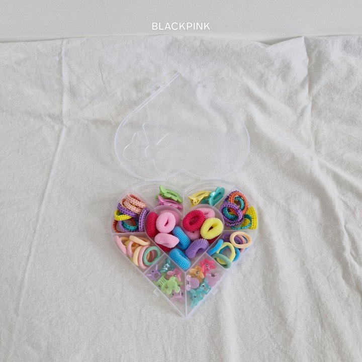 Black Pink - Korean Children Fashion - #toddlerclothing - Random BIG Heart Case