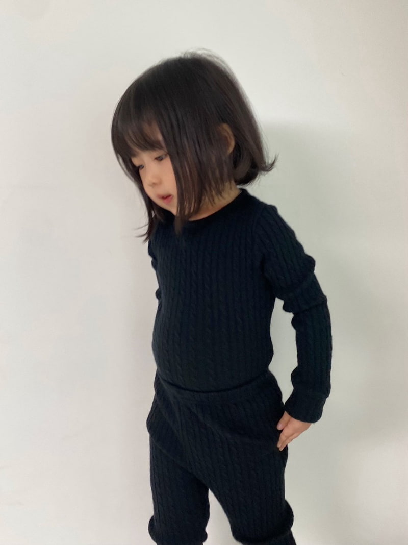 Bon Bon Butik - Korean Children Fashion - #discoveringself - Cable Knit Tee - 5