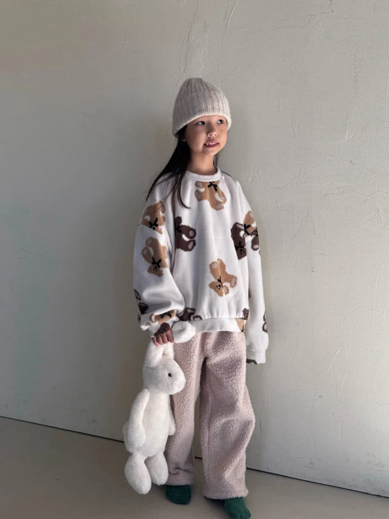 Bon Bon Butik - Korean Children Fashion - #kidsshorts - Bear Top - 2