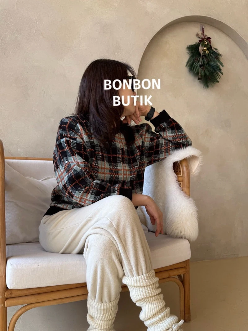 Bon Bon Butik - Korean Women Fashion - #vintagekidsstyle - Adult Snow Knit - 5