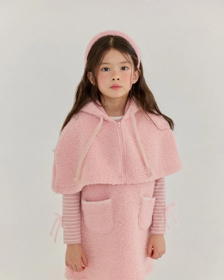 Bonaloi - Korean Children Fashion - #Kfashion4kids - Bubble Hood Cape - 3