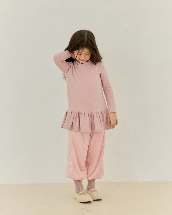 Bonaloi - Korean Children Fashion - #childofig - Hidden Lace Jogger Pants - 9