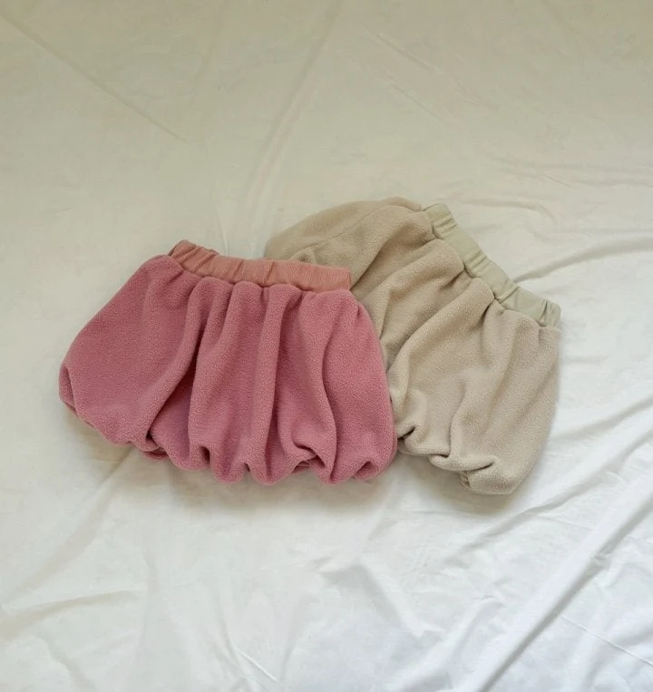 Bonaloi - Korean Children Fashion - #discoveringself - Balloon Fleece Skirt