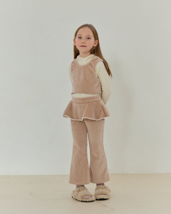 Bonaloi - Korean Children Fashion - #fashionkids - Mini Frill Bootcut Pants - 8