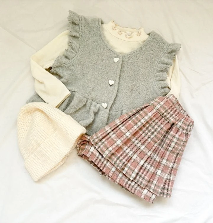 Bonaloi - Korean Children Fashion - #kidzfashiontrend - Lady Frill Vest - 11