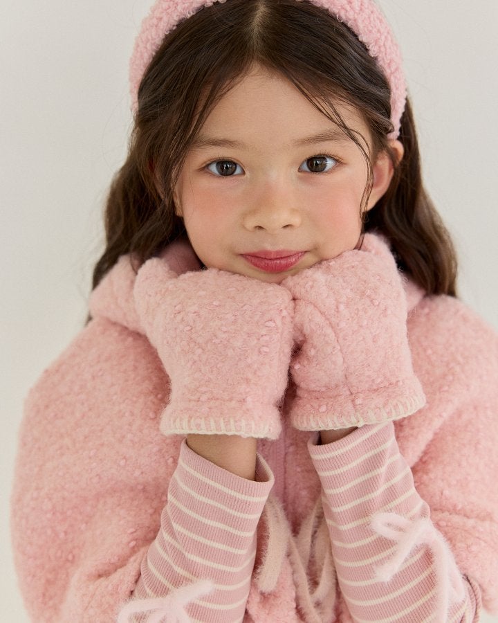 Bonaloi - Korean Children Fashion - #kidzfashiontrend - Stitch Warm Mittens - 8