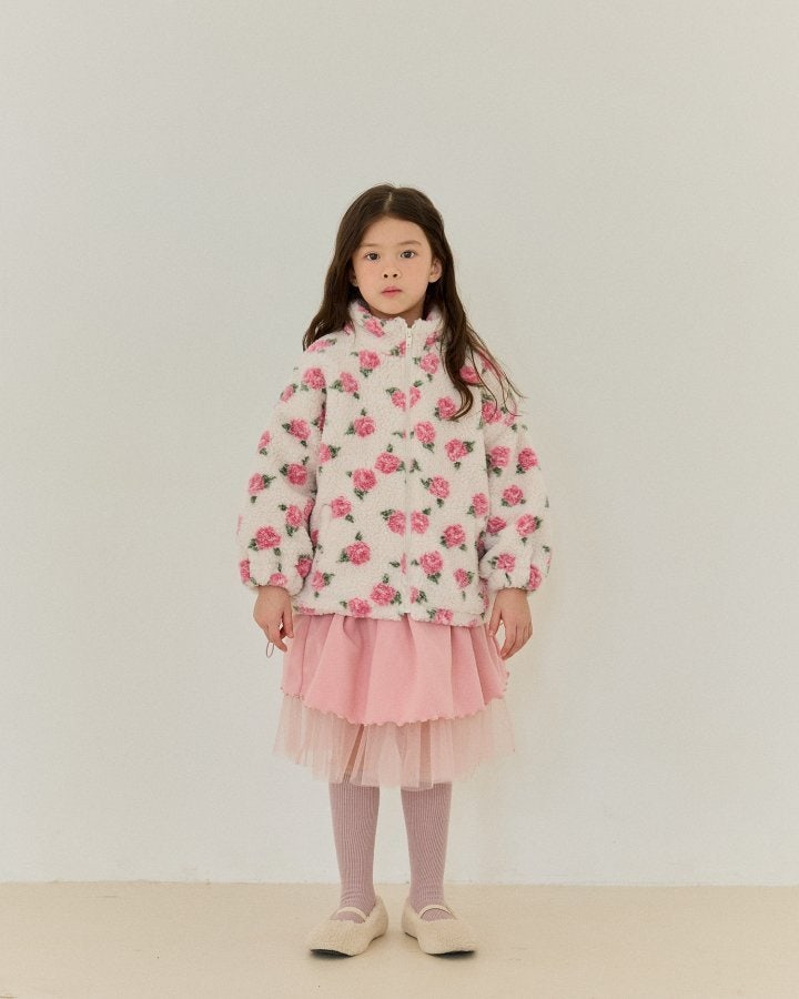 Bonaloi - Korean Children Fashion - #kidsstore - Rose Dumble China Jumper - 4