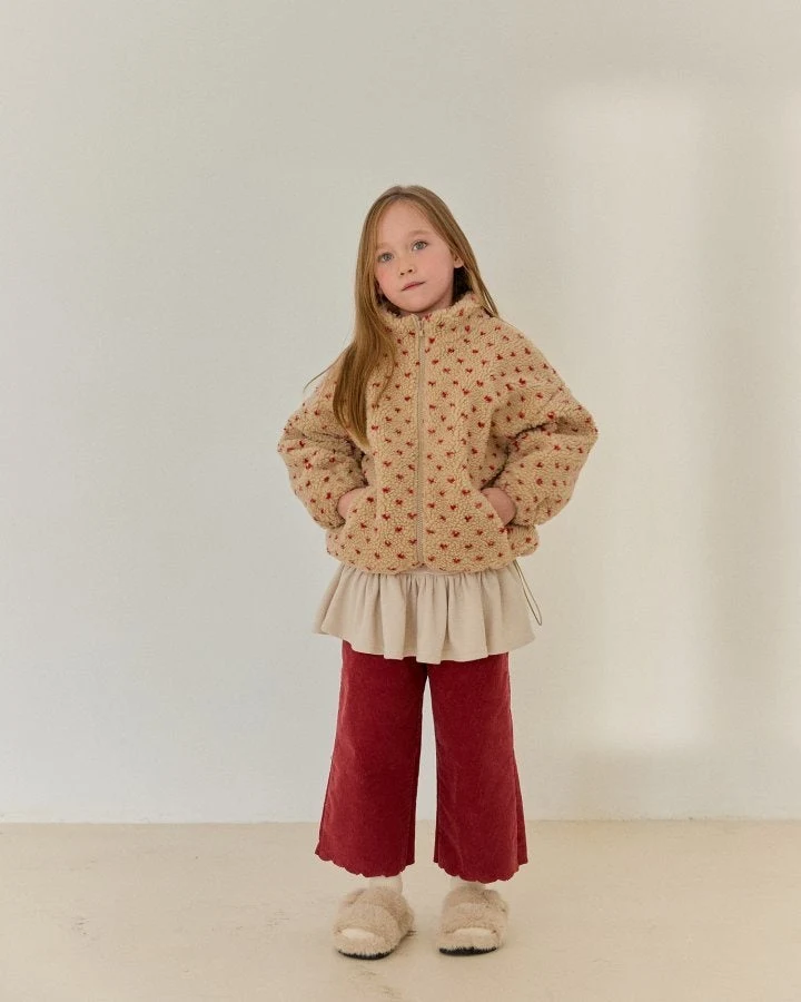 Bonaloi - Korean Children Fashion - #littlefashionista - Heart Dumble China Jumper - 7