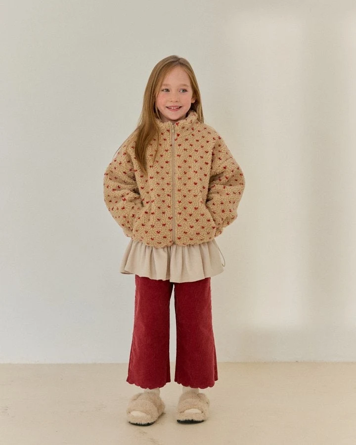 Bonaloi - Korean Children Fashion - #magicofchildhood - Heart Dumble China Jumper - 8