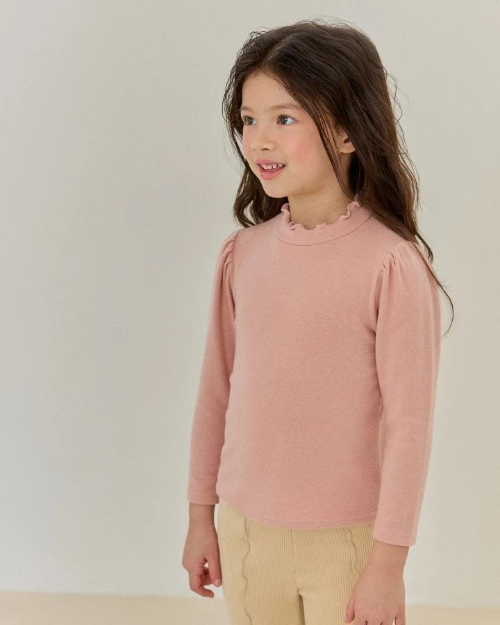 Bonaloi - Korean Children Fashion - #minifashionista - Cozy Wave Turtleneck Tee - 3