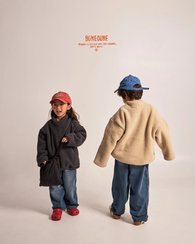 Boneoune - Korean Children Fashion - #Kfashion4kids - Popo Fleece Top - 11