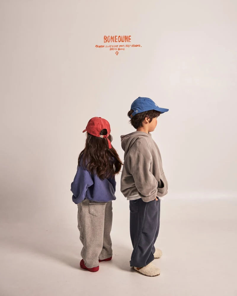 Boneoune - Korean Children Fashion - #Kfashion4kids - Biscuits Fleece Pants - 9