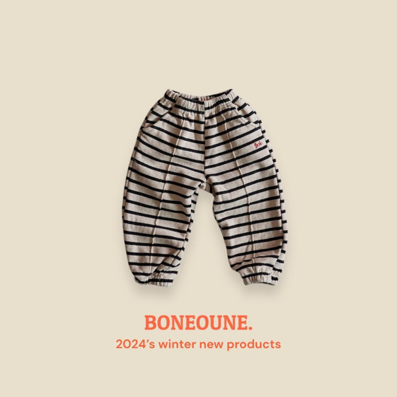 Boneoune - Korean Children Fashion - #Kfashion4kids - Montblanc Fleece Jogger Pants - 5