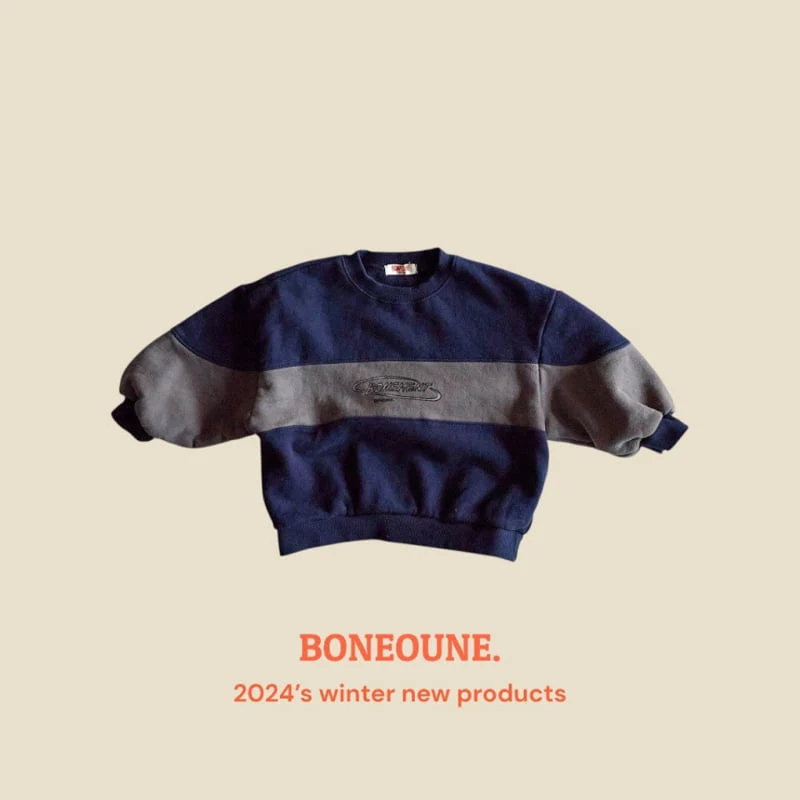 Boneoune - Korean Children Fashion - #Kfashion4kids - Bonement Fleece Sweatshirt - 2