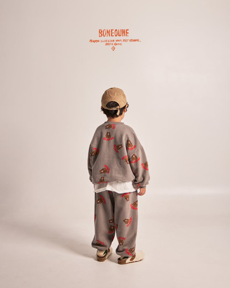 Boneoune - Korean Children Fashion - #childofig - Wink Cheetah Fleece Jogger Pants - 9