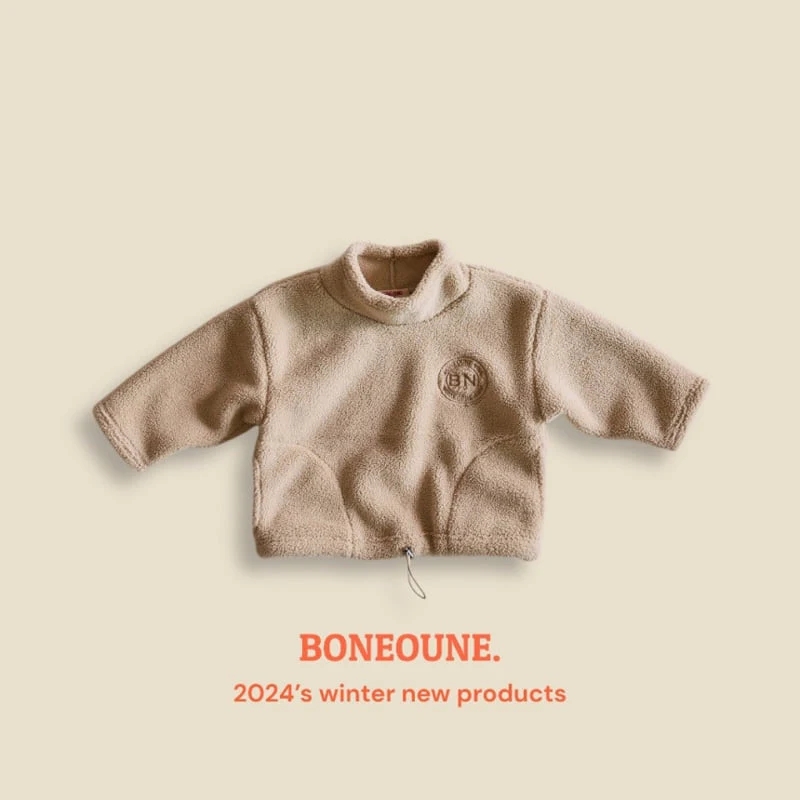 Boneoune - Korean Children Fashion - #childofig - Popo Fleece Top - 4