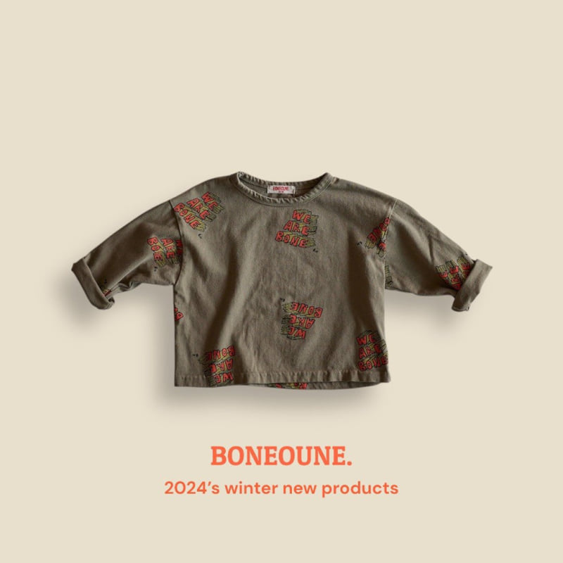 Boneoune - Korean Children Fashion - #childofig - We Are Bone Single Tee - 4